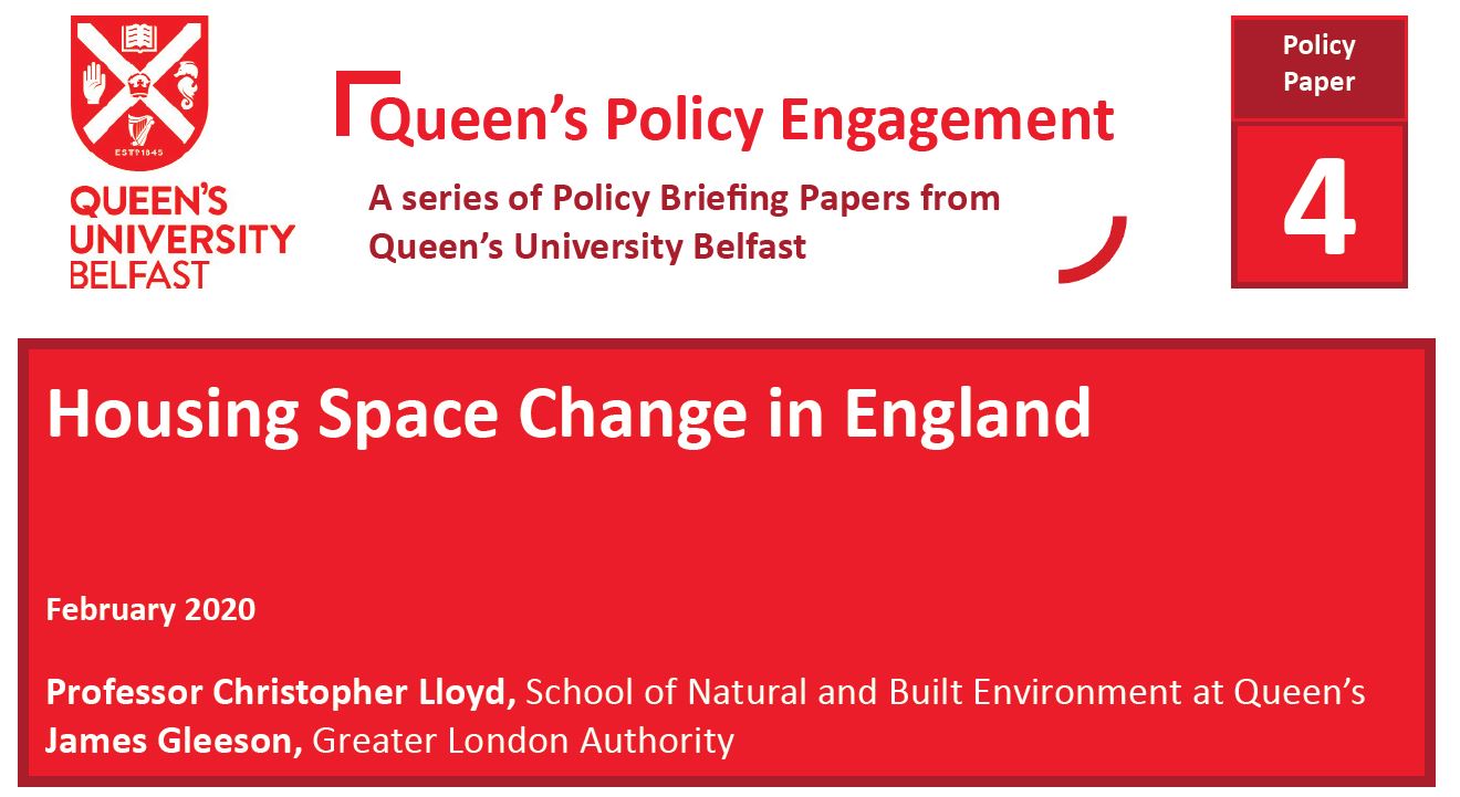 Housing Space Change in England – Briefing Paper